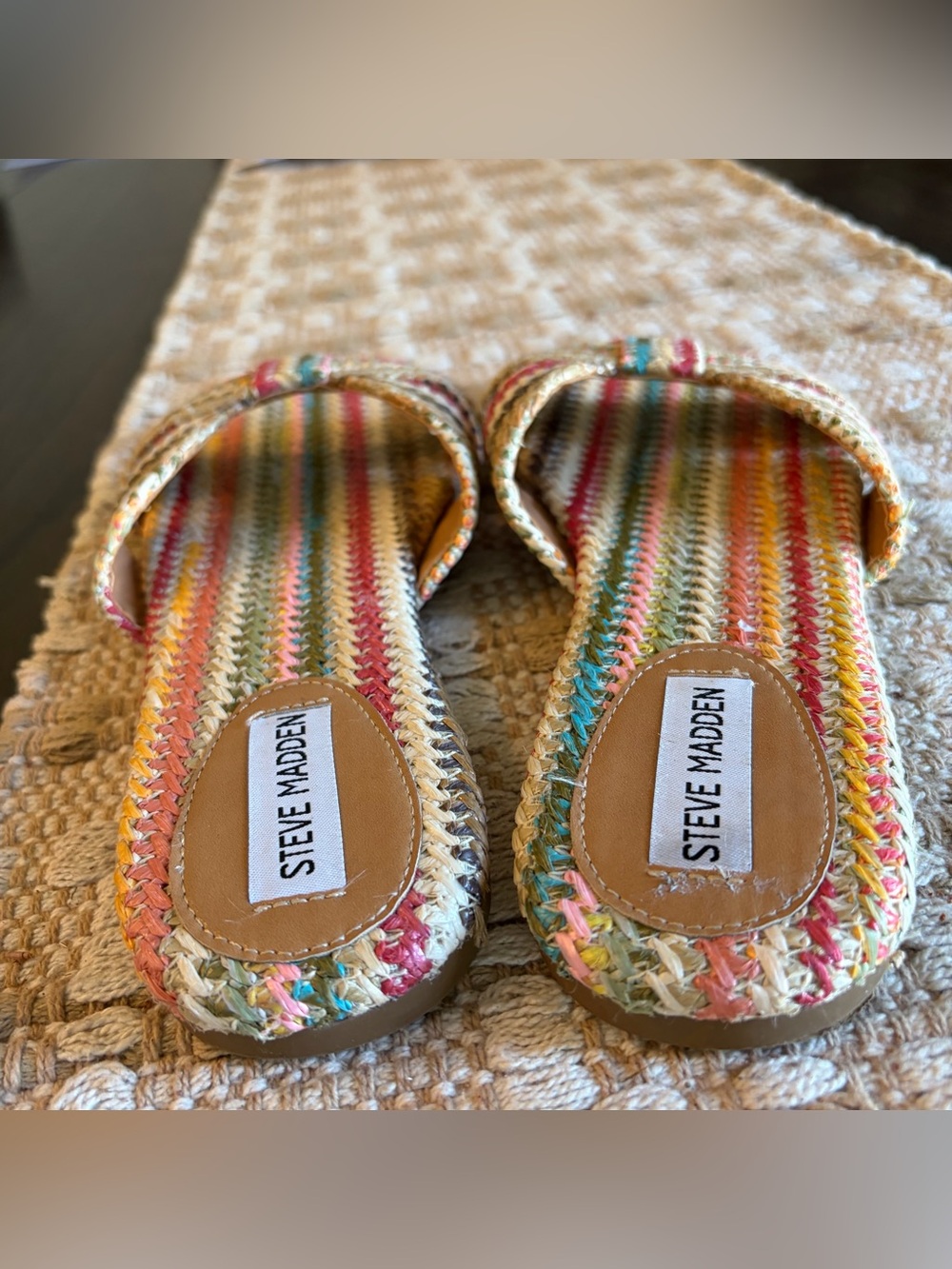 Steve Madden Striped Braided Slide Sandals in Multicolor
Size 11 - Picture 8 of 9